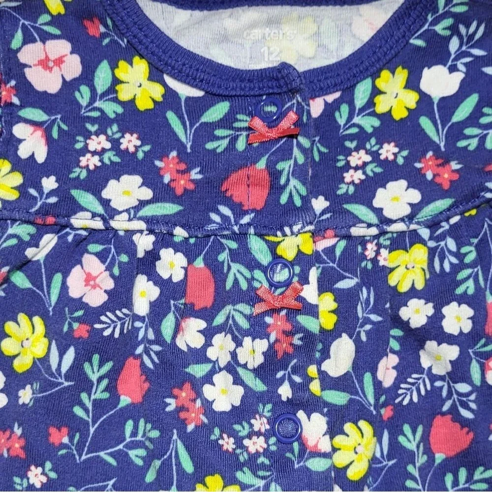 Baby Girl Mixed Brand 3pc Bodysuit Bundle Size 12M EUC